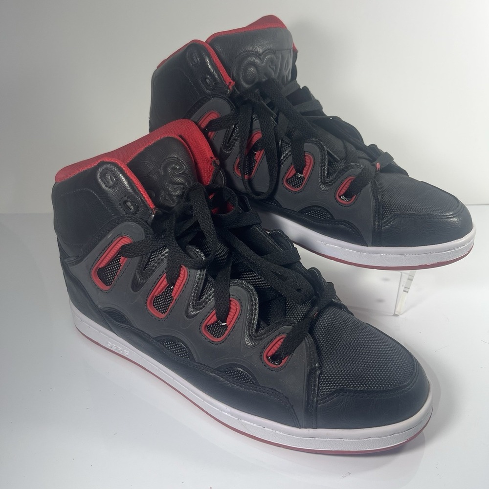 Osiris D3H Vintage Skateboard shoes‎ Red and Black Size Men's US 11